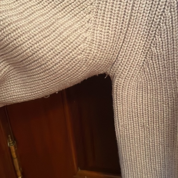 Aritzia Wilfred Jara merino wool turtleneck sweater | Size L | Heather Birch - Picture 9 of 14